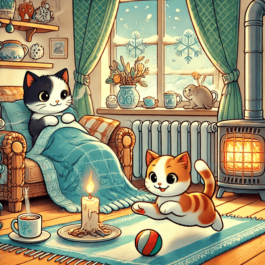Katzen im Winter: So hilfst du deinem Stubentiger, warm zu bleiben