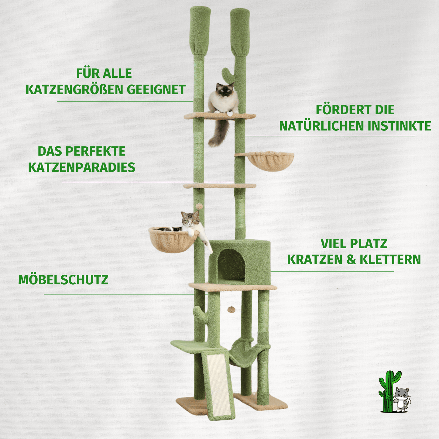 Der KratzKaktus Kletter-Mast